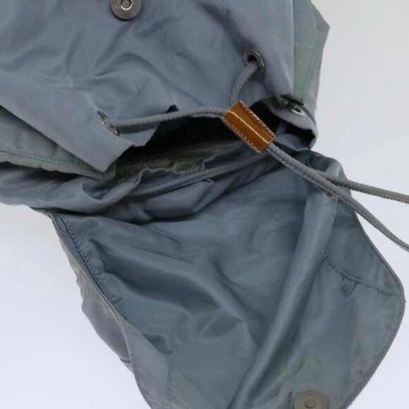 PRADA Backpack Nylon Light Blue - Picture 11 of 15